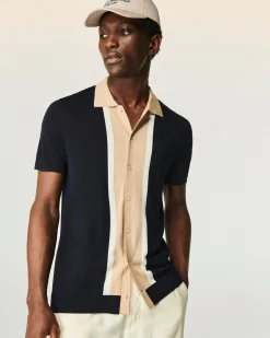FROM FUTURE Pull Col Polo Navy Online