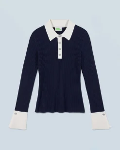 FROM FUTURE Pull Col Polo Navy Best