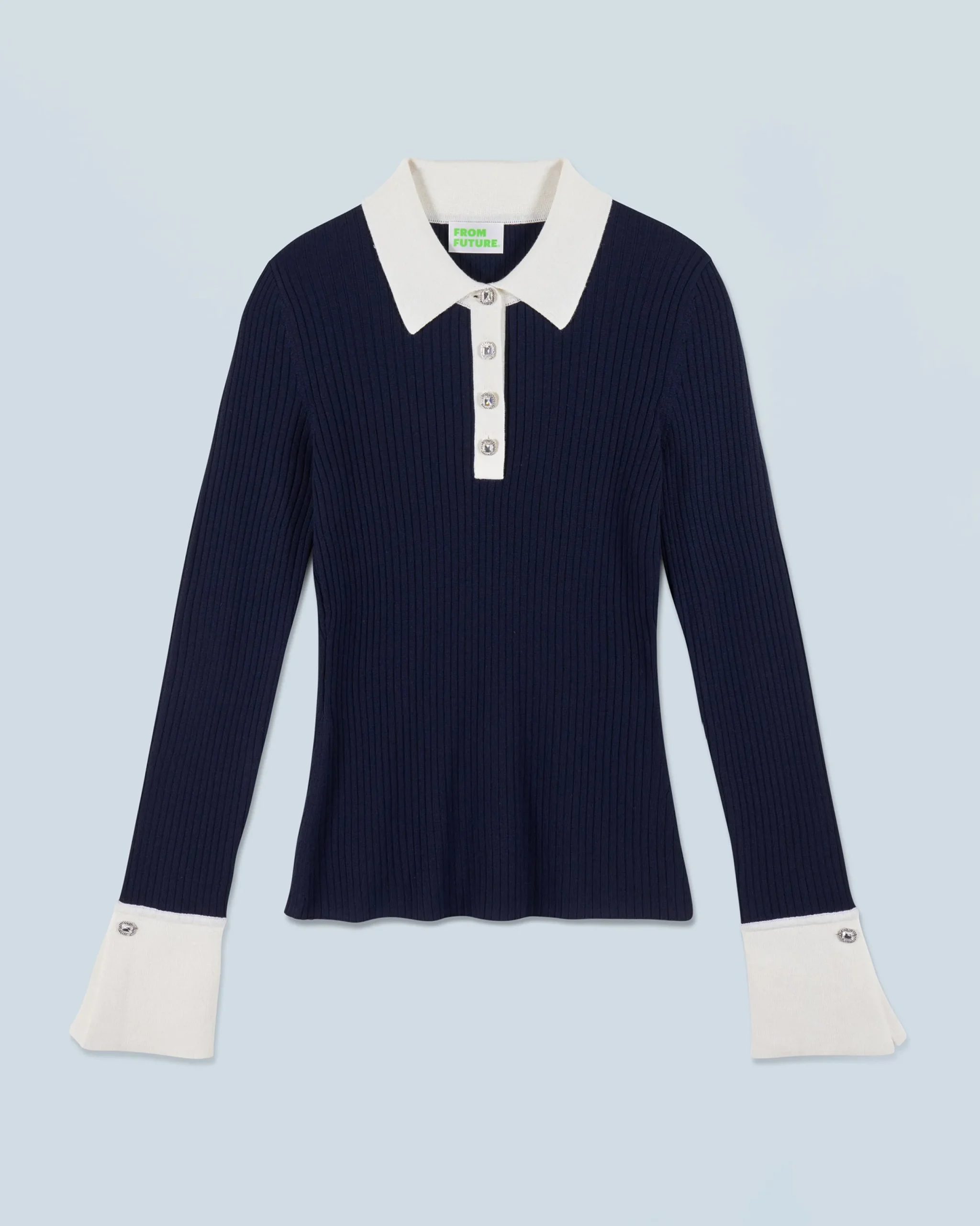 FROM FUTURE Pull Col Polo Navy Best