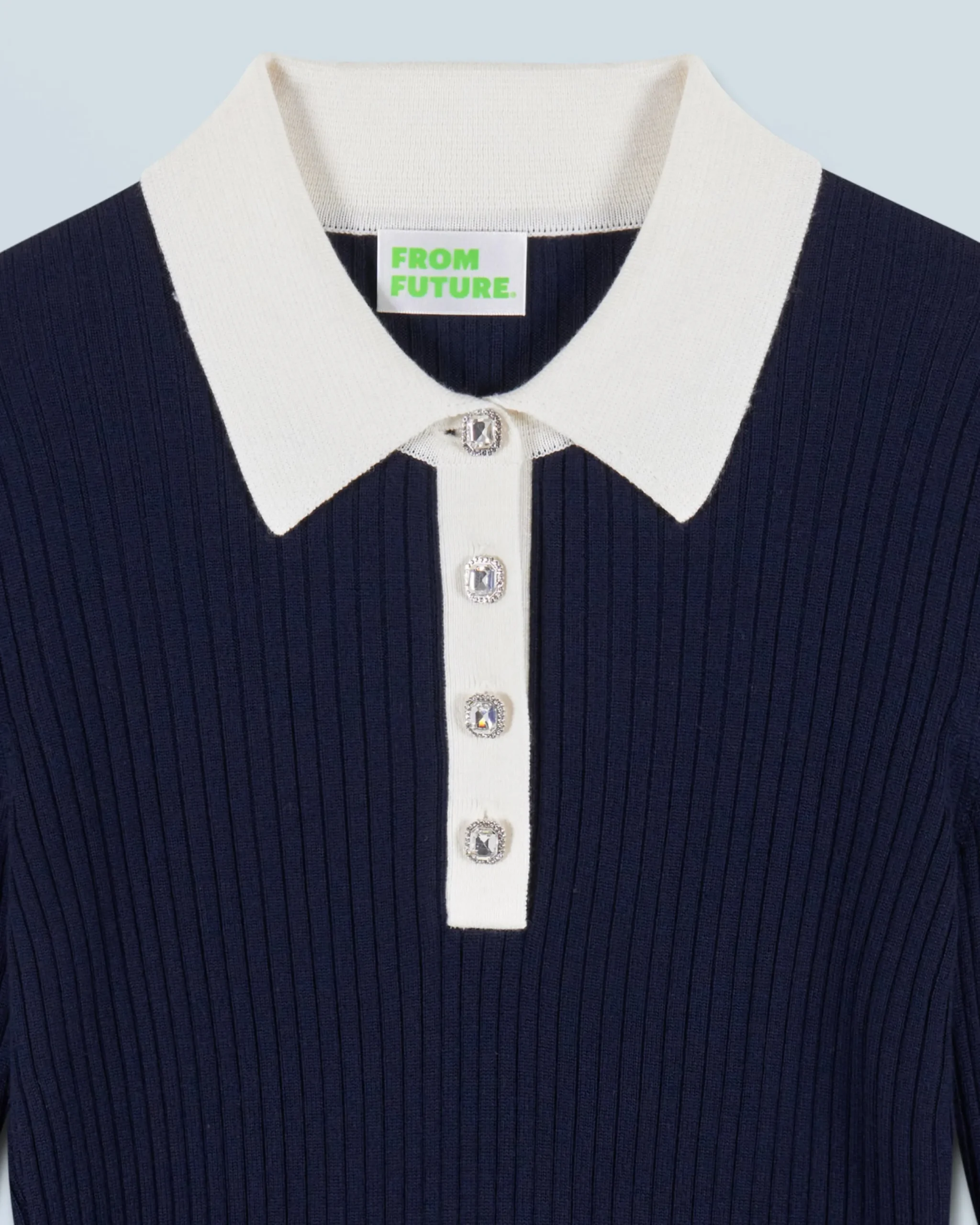 FROM FUTURE Pull Col Polo Navy Best