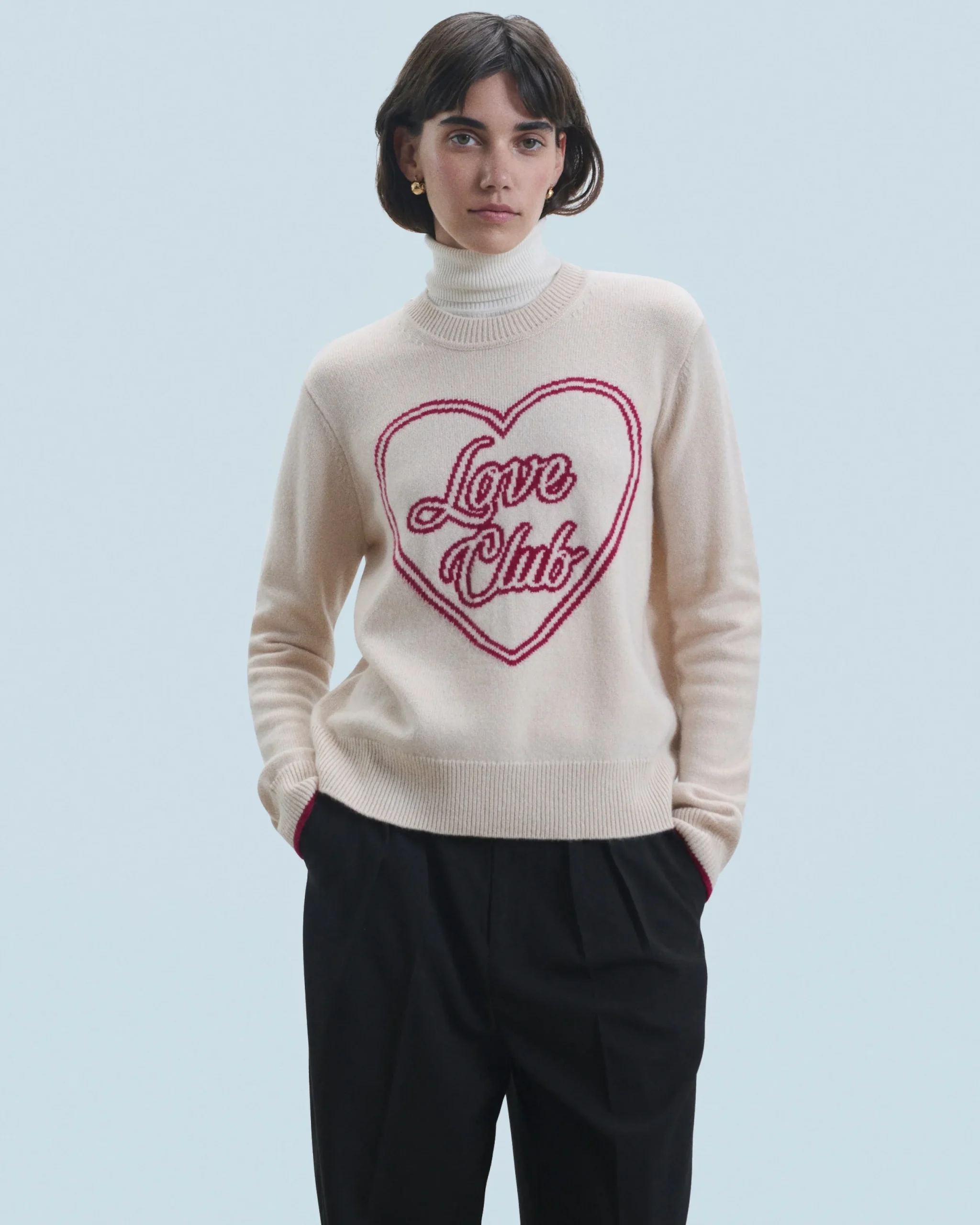 FROM FUTURE Pull Col Rond Sable Store