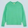 FROM FUTURE Pull Col Rond UtopicGreenMouliné Cheap