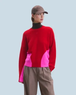 FROM FUTURE Pull Col Rond HotRed Online