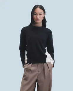 FROM FUTURE Pull Col Rond Noir Best Sale