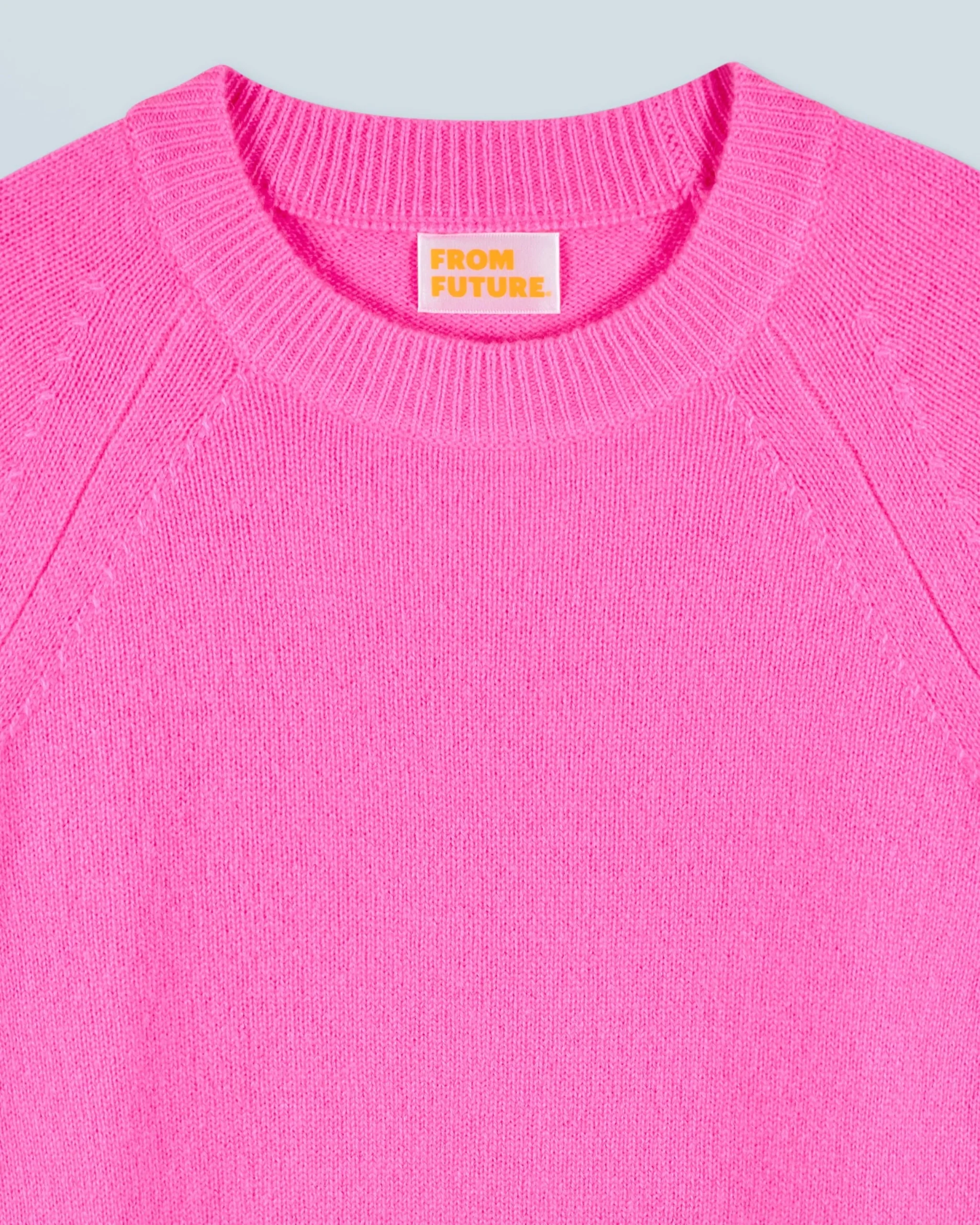 FROM FUTURE Pull Col Rond DreamyPink Clearance