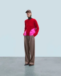 FROM FUTURE Pull Col Rond HotRed Online