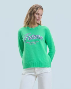 FROM FUTURE Pull Col Rond Navy Online