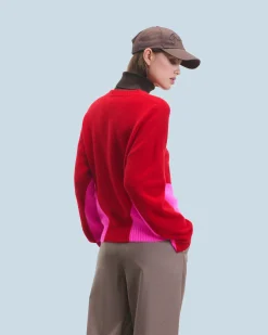 FROM FUTURE Pull Col Rond HotRed Online