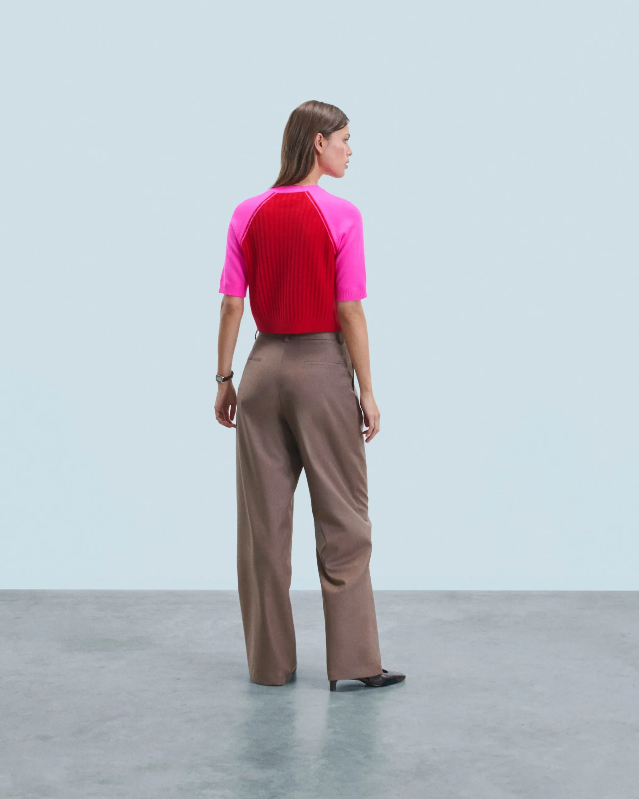 FROM FUTURE Pull Col Rond BrightRed Sale