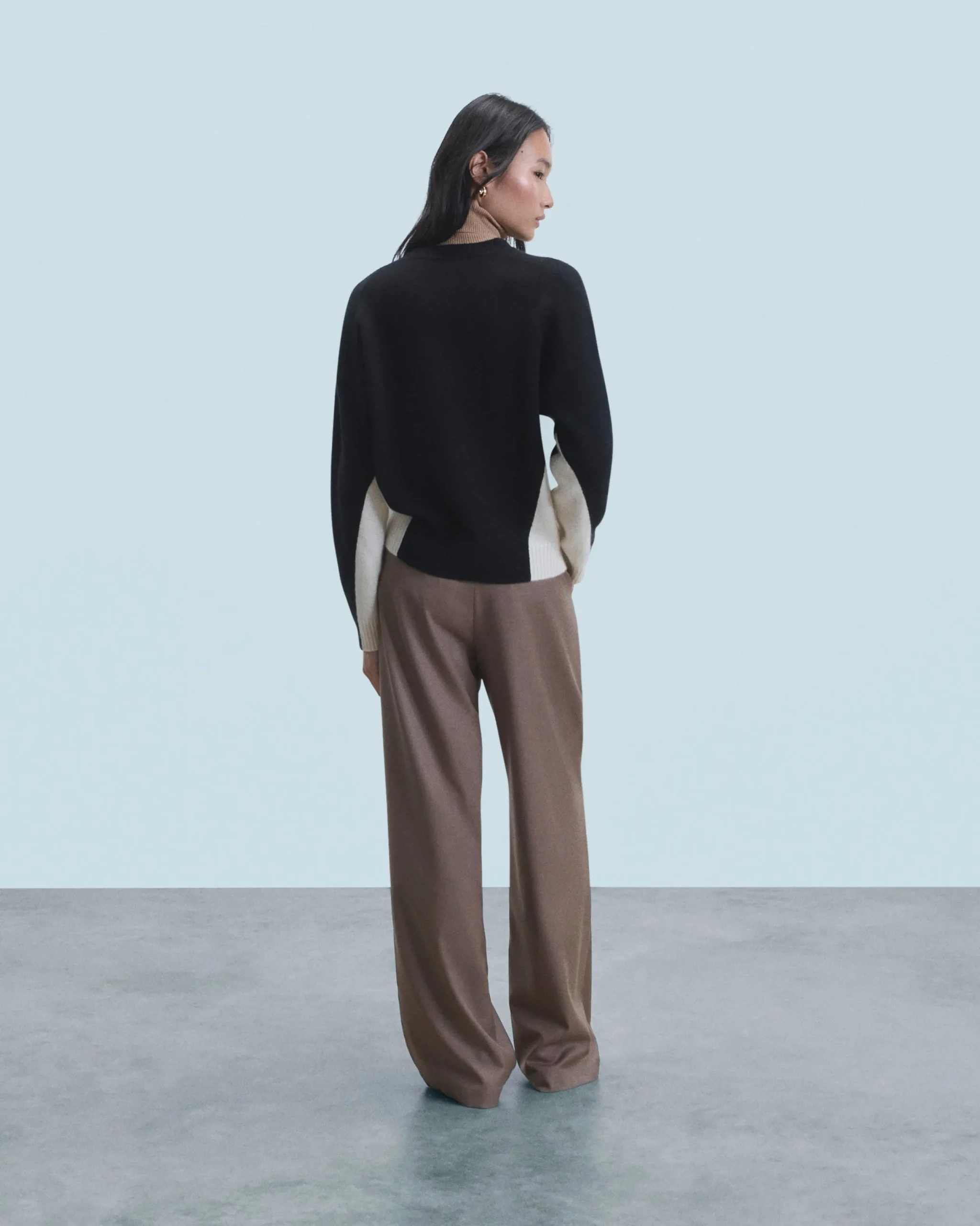 FROM FUTURE Pull Col Rond Noir Best Sale