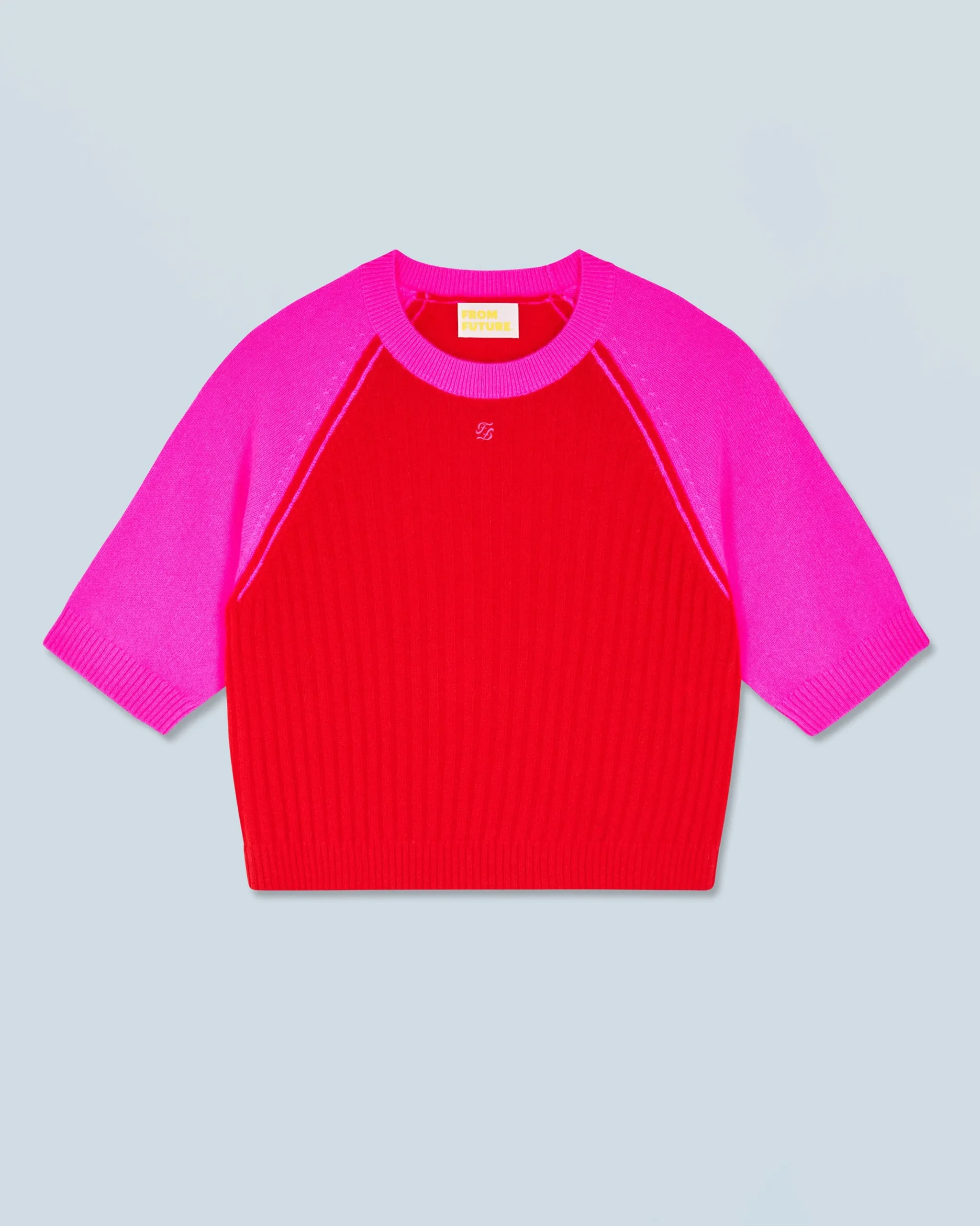 FROM FUTURE Pull Col Rond BrightRed Sale