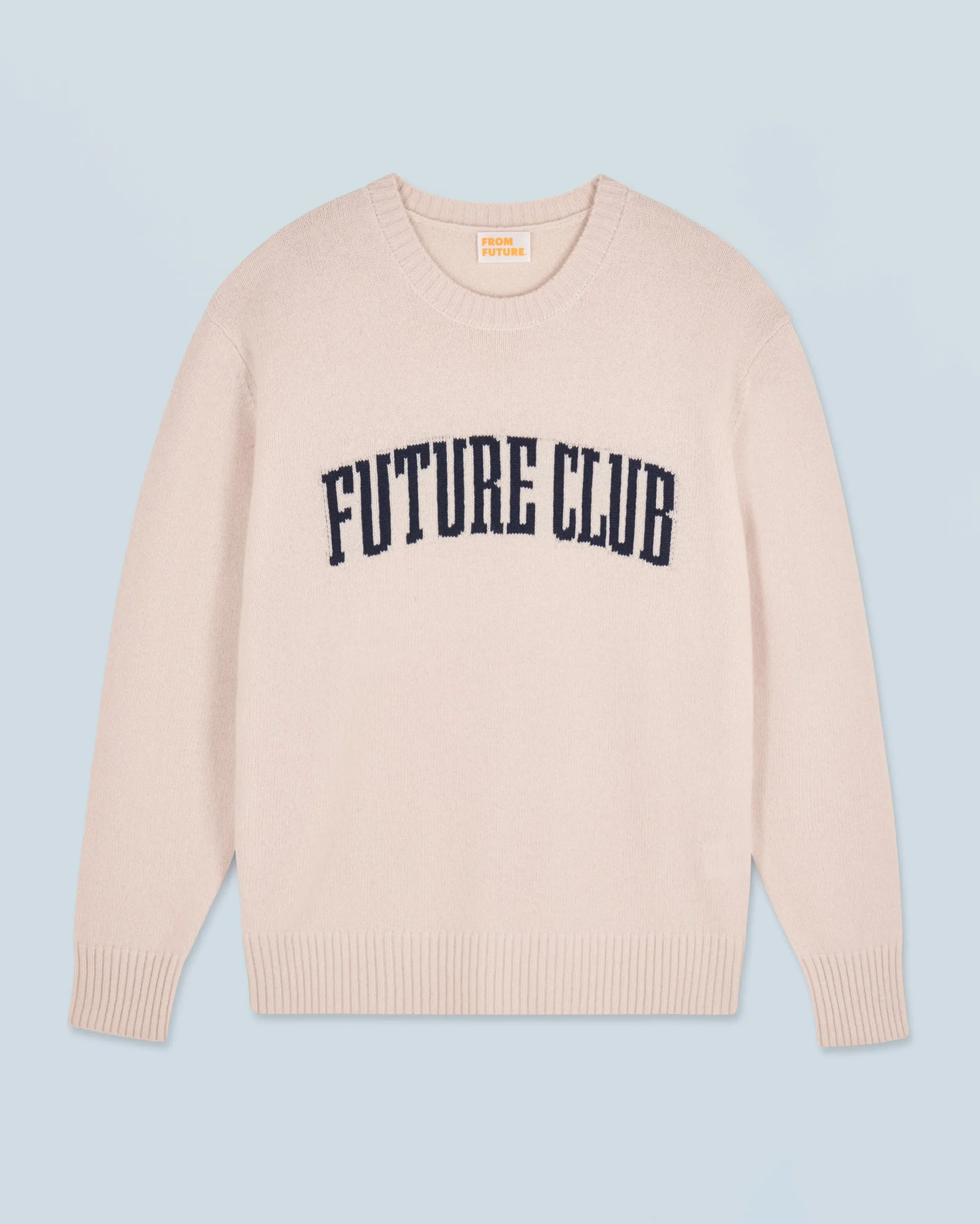 FROM FUTURE Pull Col Rond Sable Cheap