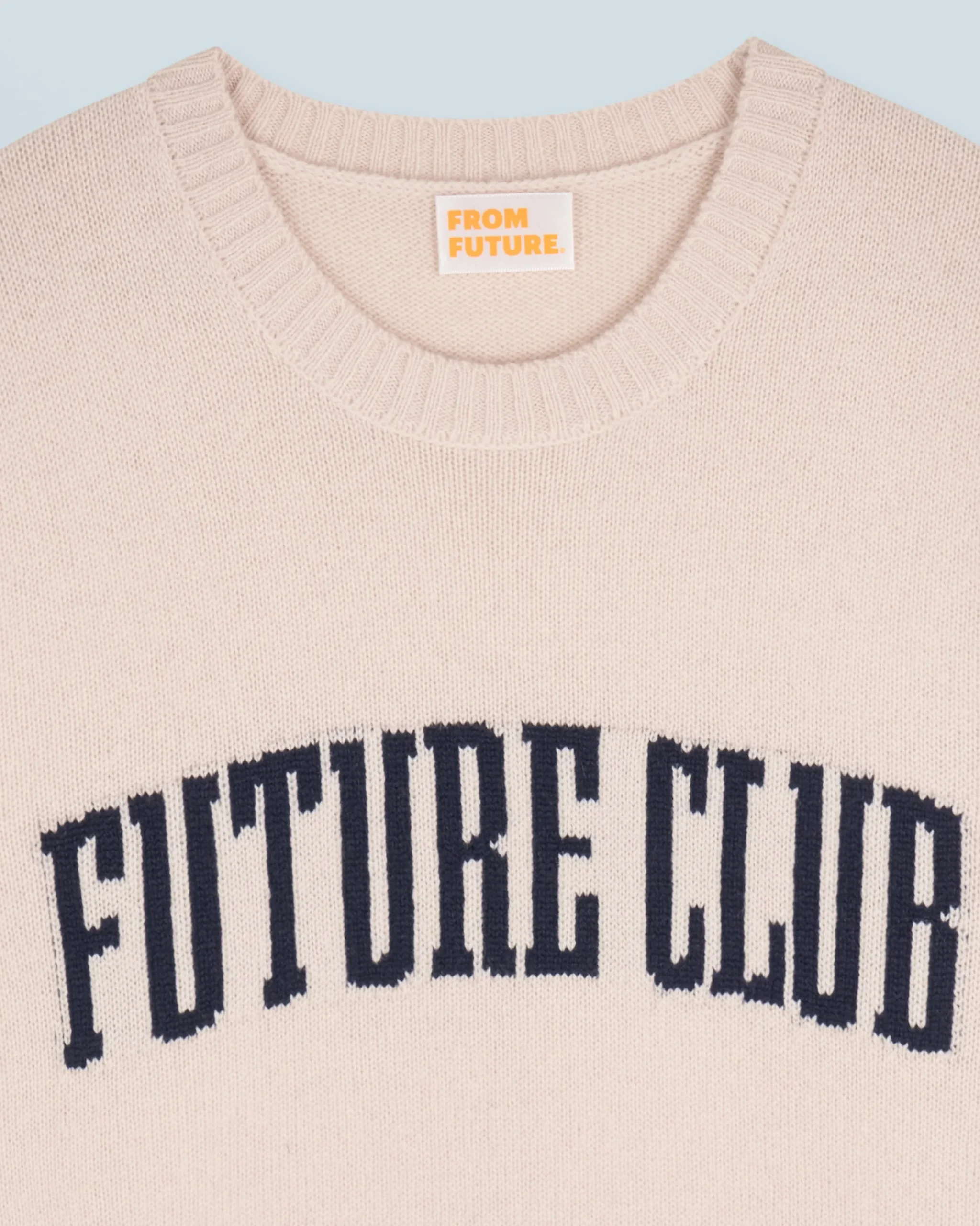 FROM FUTURE Pull Col Rond Sable Cheap