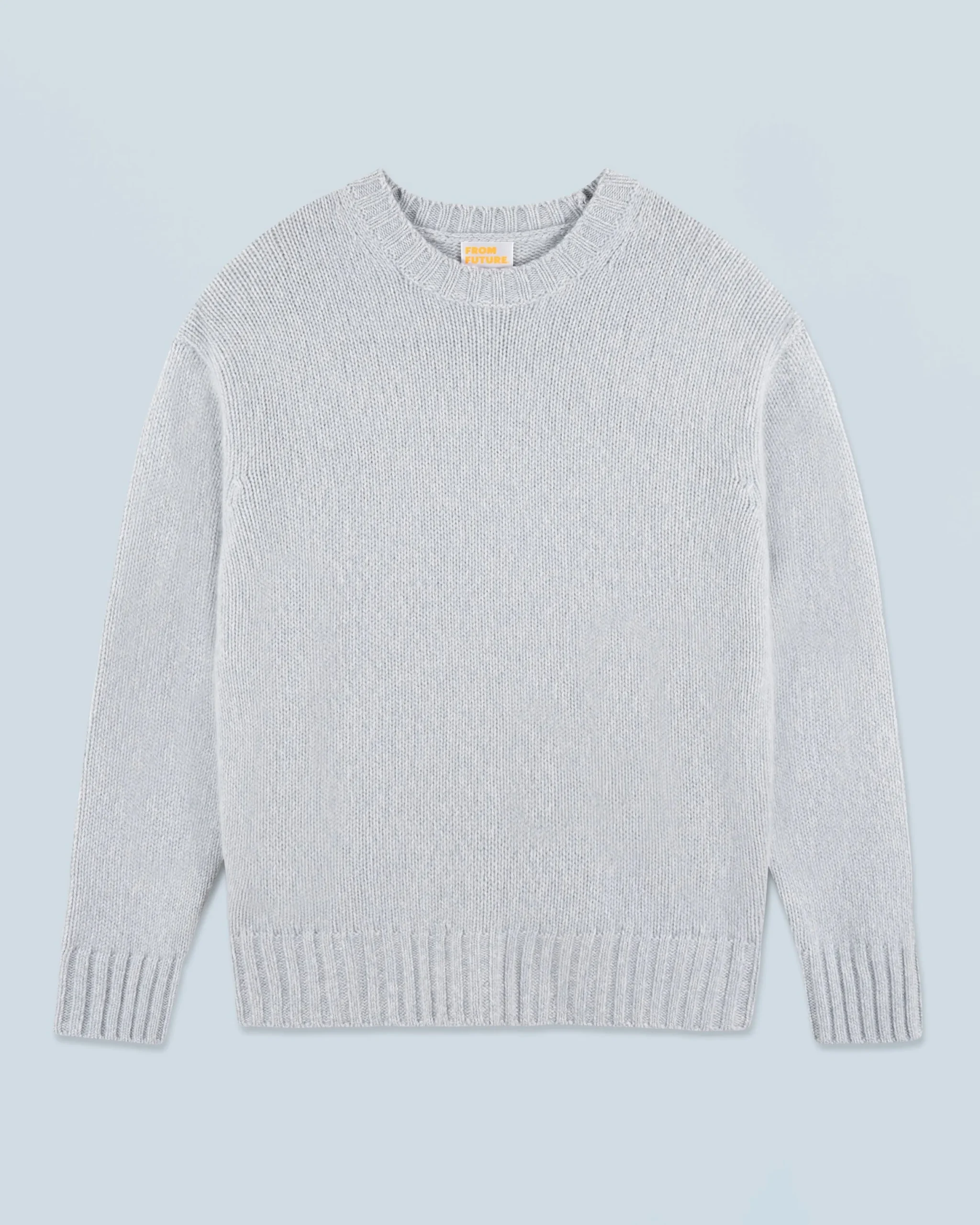 FROM FUTURE Pull Col Rond GreyStoneMouliné Clearance