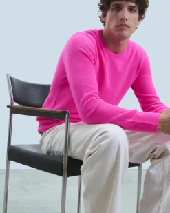 FROM FUTURE Pull Col Rond Basique UtopicPink Sale