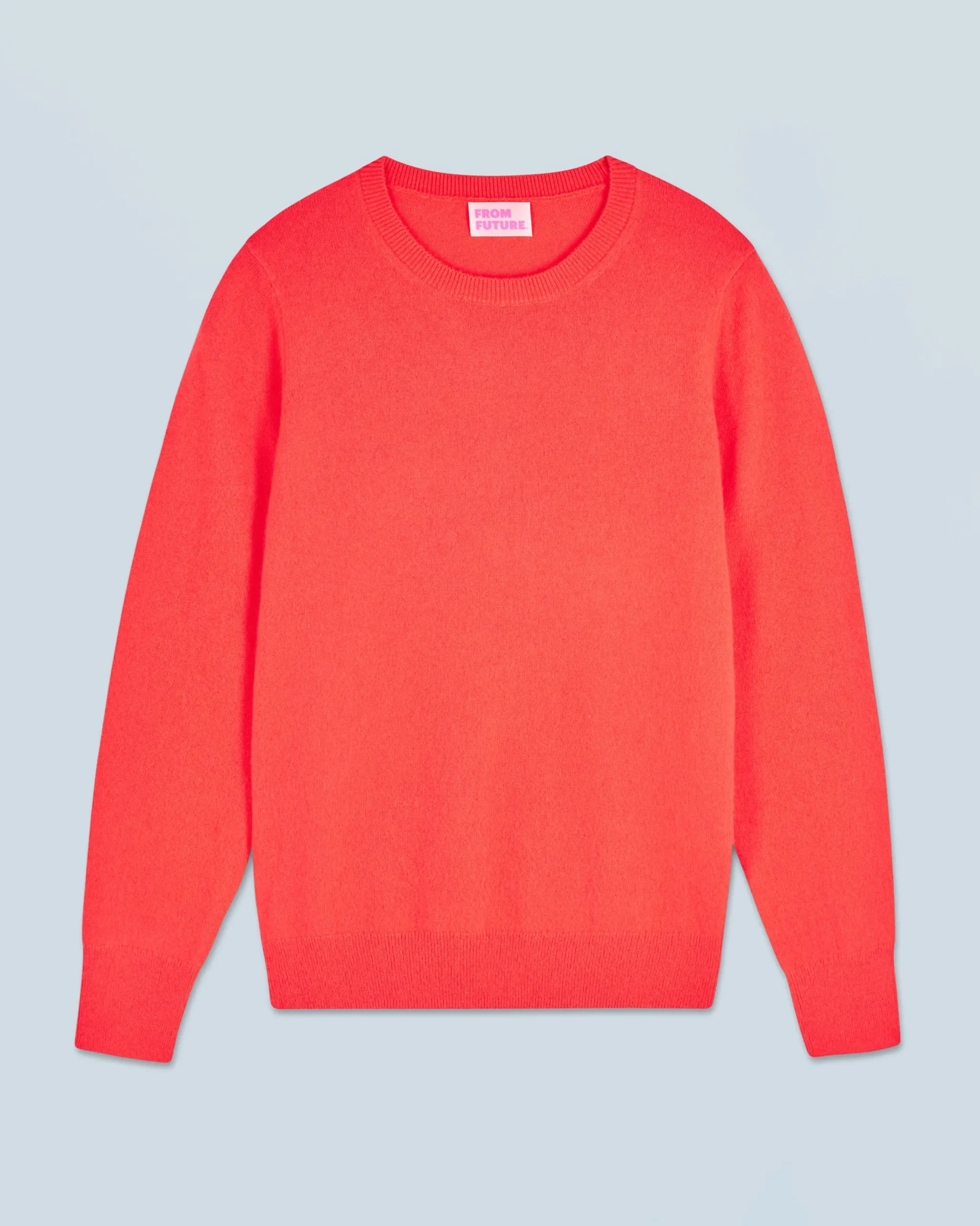 FROM FUTURE Pull Col Rond Basique UtopicCorail Shop