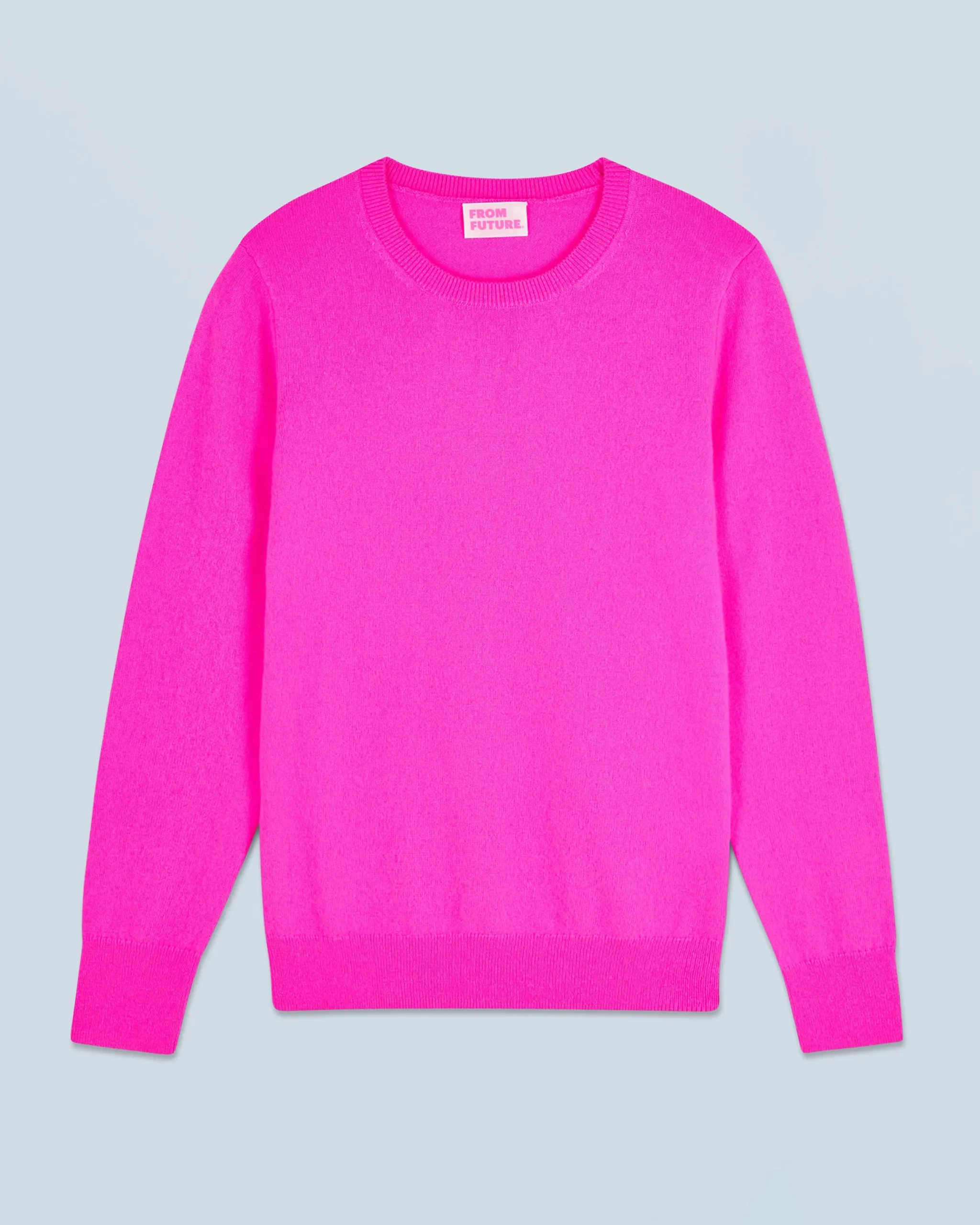 FROM FUTURE Pull Col Rond Basique UtopicPink Clearance