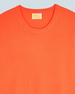 FROM FUTURE Pull Col Rond Basique UtopicOrange Clearance