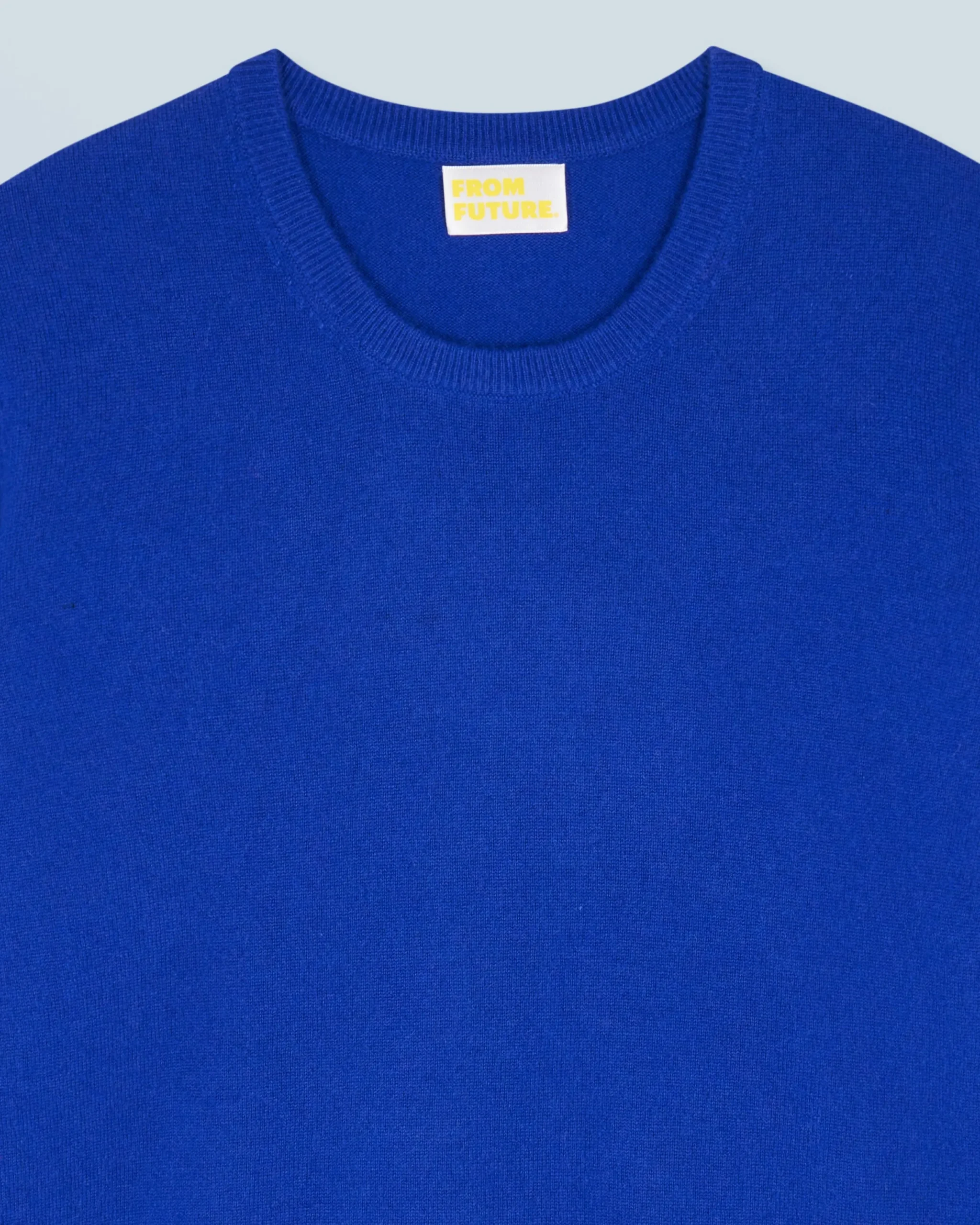 FROM FUTURE Pull Col Rond Basique PopBlue Best Sale