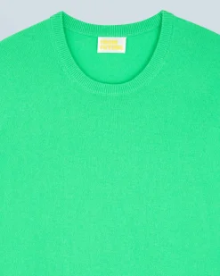 FROM FUTURE Pull Col Rond Basique UtopicGreen Clearance
