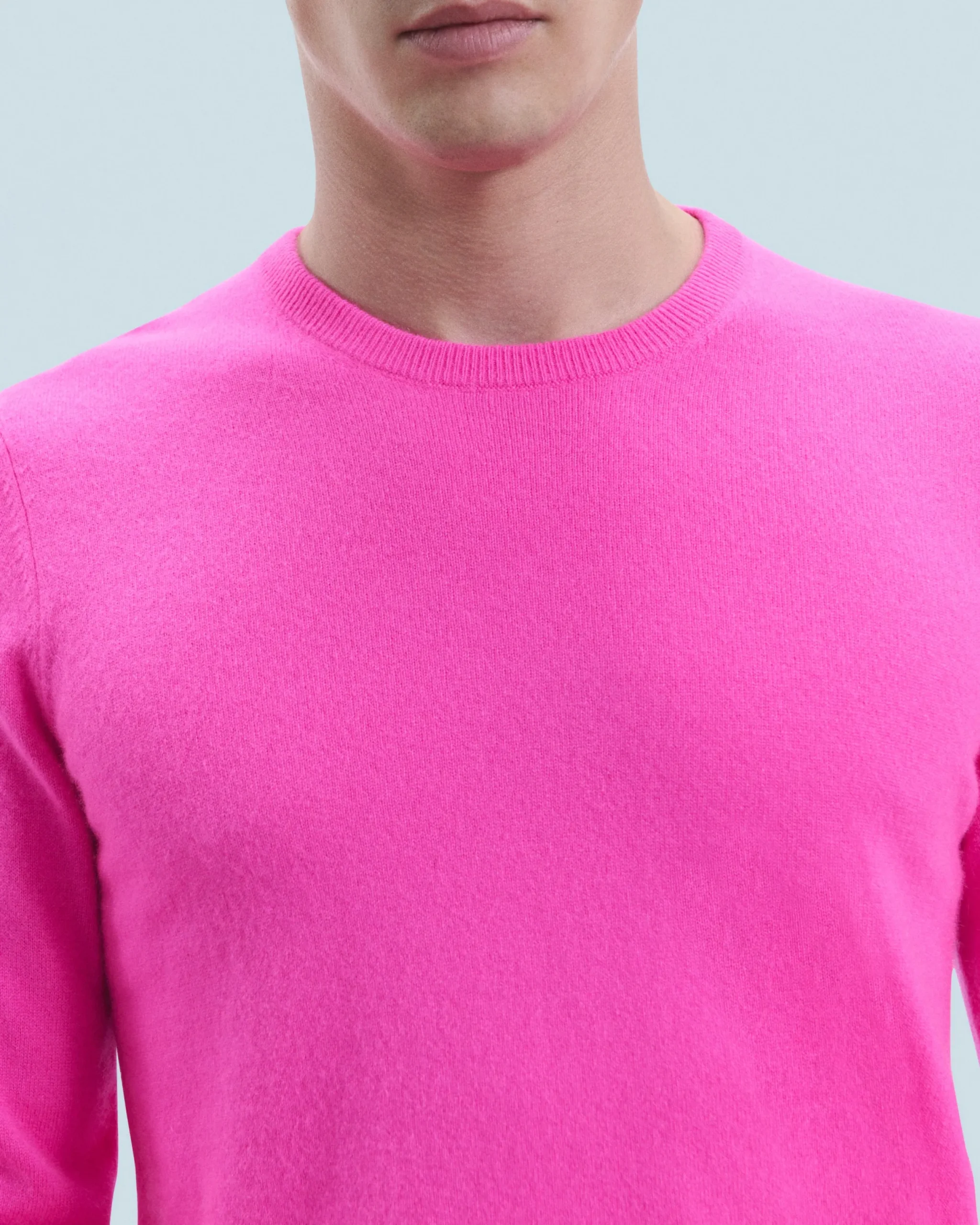 FROM FUTURE Pull Col Rond Basique UtopicPink Sale