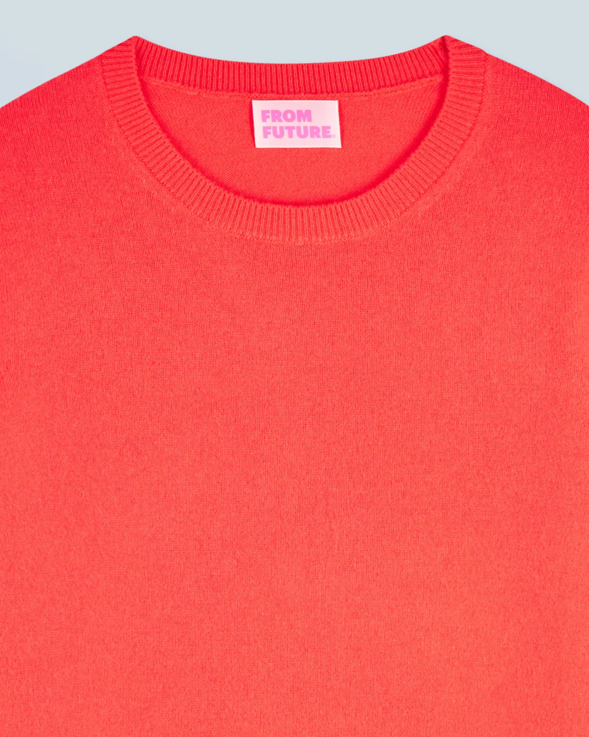 FROM FUTURE Pull Col Rond Basique UtopicCorail Shop