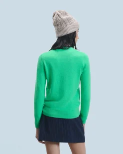 FROM FUTURE Pull Col Rond Basique UtopicGreen Cheap