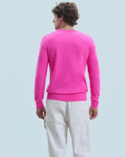 FROM FUTURE Pull Col Rond Basique UtopicPink Sale