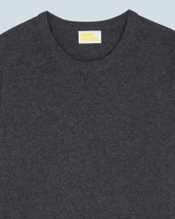 FROM FUTURE Pull Col Rond Basique Anthracite Online
