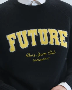 FROM FUTURE Pull Col Rond Future Noir Store