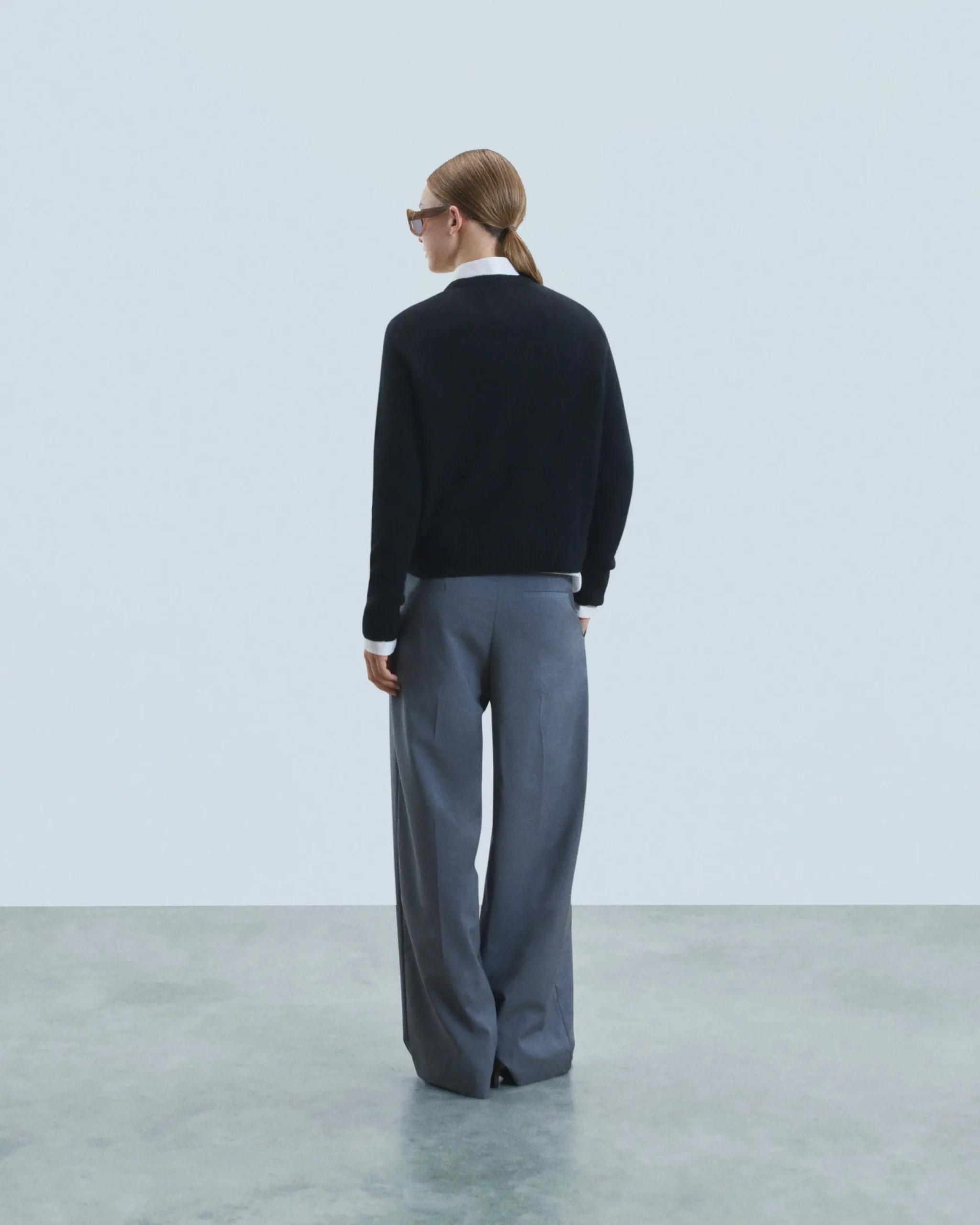 FROM FUTURE Pull Col Rond Future Noir Store