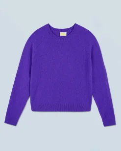 FROM FUTURE Pull Col Rond Léger PopPurple Outlet