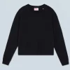 FROM FUTURE Pull Col Rond Raglan Noir Best Sale