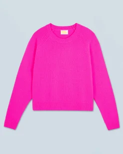 FROM FUTURE Pull Col Rond Raglan UtopicPink Store