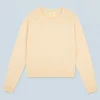 FROM FUTURE Pull Col Rond Raglan FrozenYellow Outlet