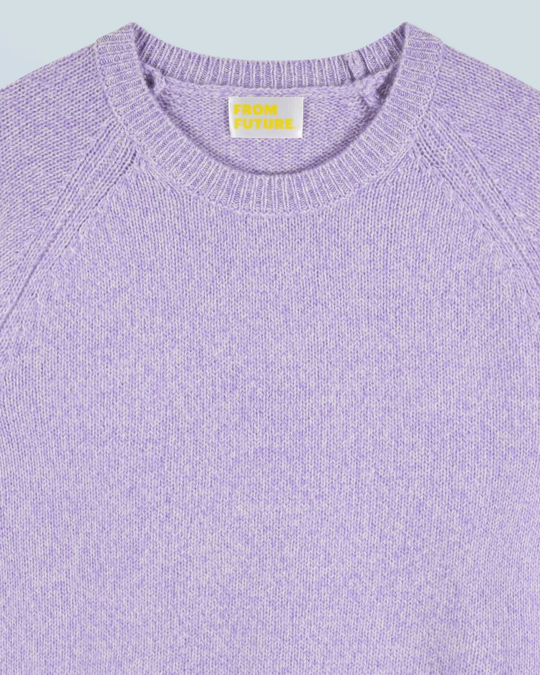 FROM FUTURE Pull Col Rond Raglan LilacMouliné Shop