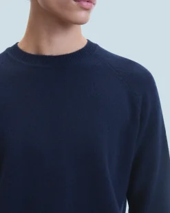 FROM FUTURE Pull Col Rond Raglan TaupeMouliné Flash Sale