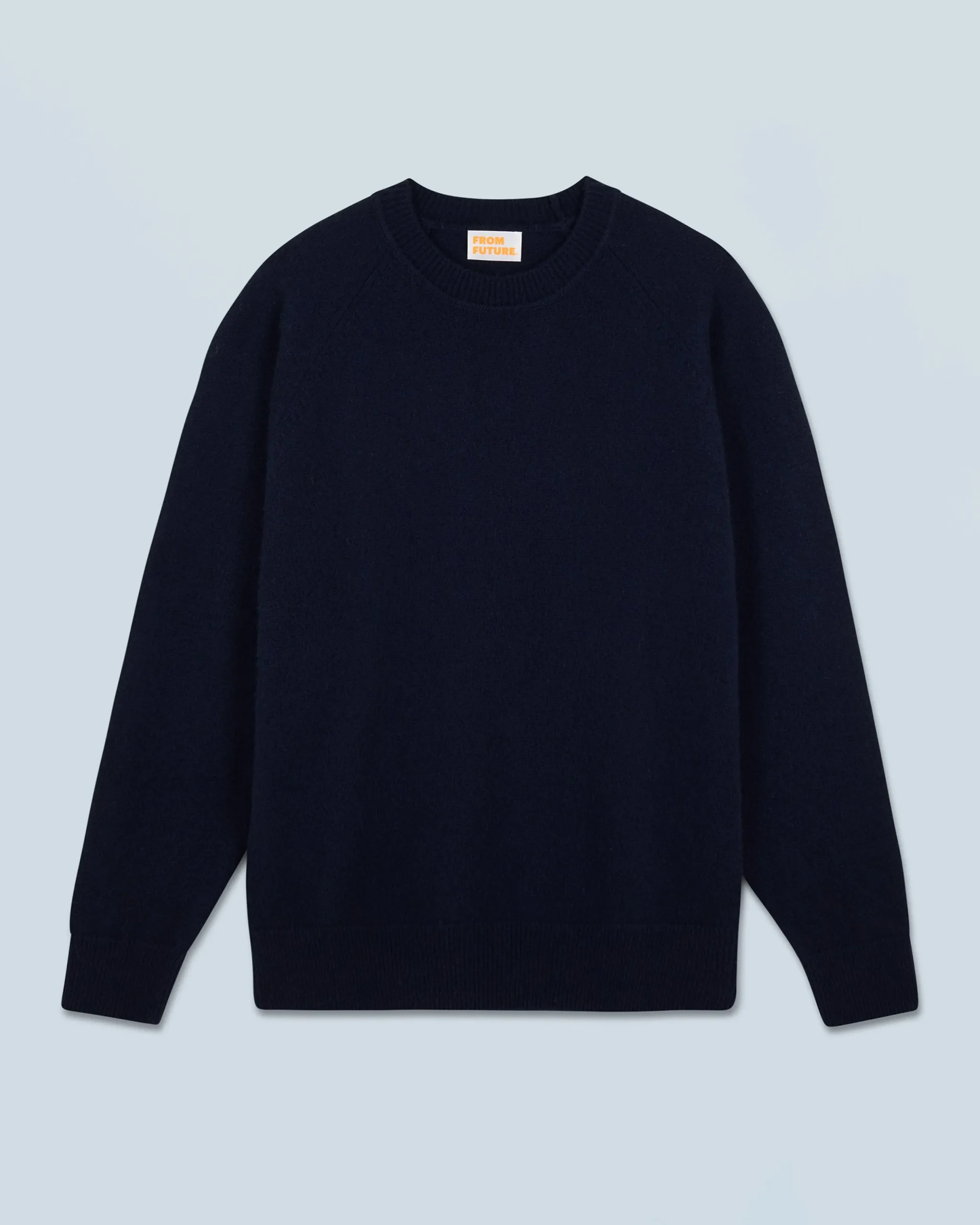 FROM FUTURE Pull Col Rond Raglan Navy Hot