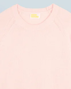 FROM FUTURE Pull Col Rond Raglan BabyPink Online