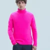 FROM FUTURE Pull Col Roulé UtopicPink Best