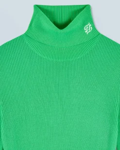 FROM FUTURE Pull Col Roulé UtopicGreen Discount