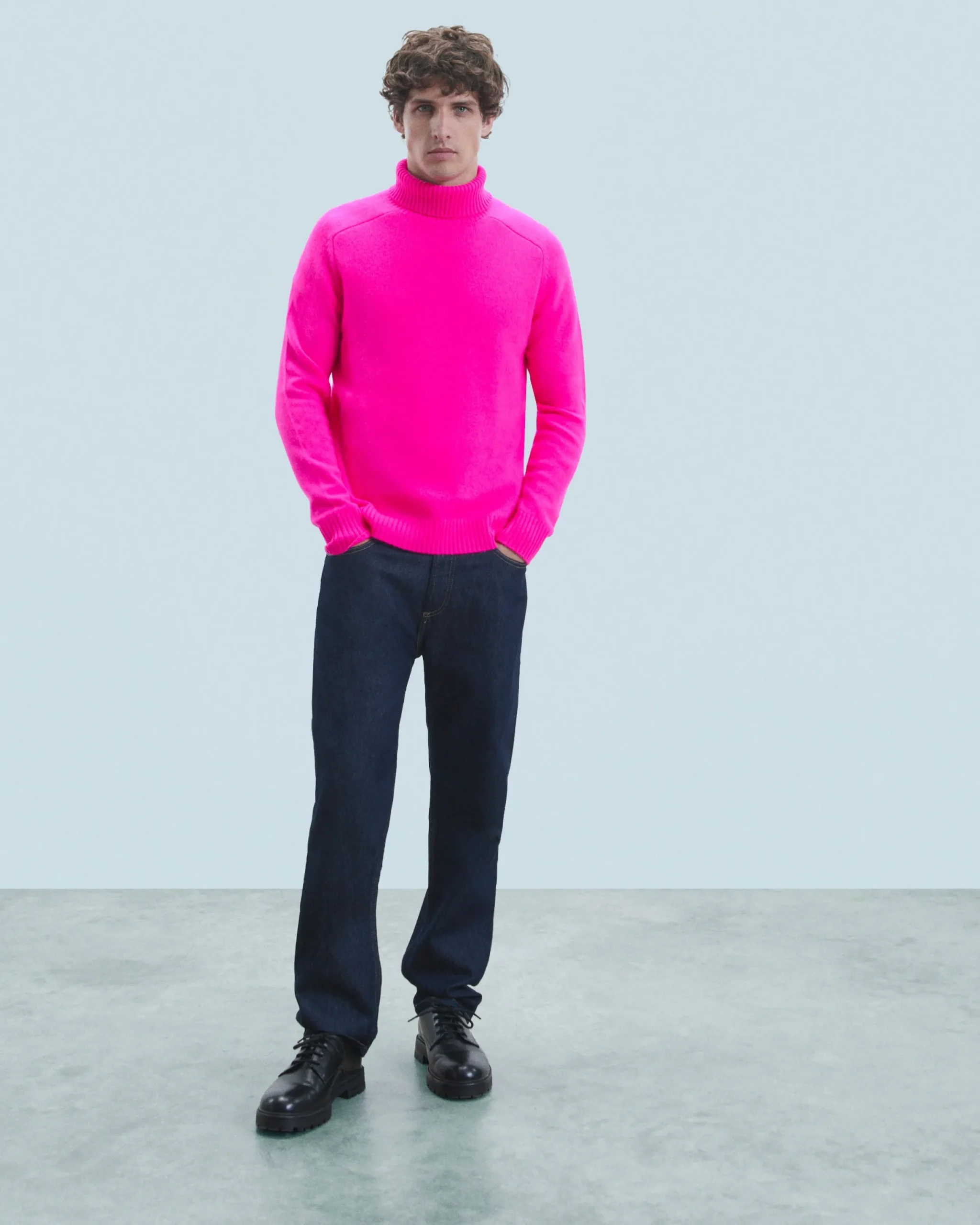 FROM FUTURE Pull Col Roulé UtopicPink Best
