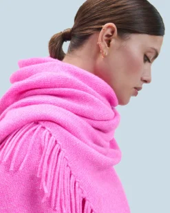 FROM FUTURE Pull Col Roulé PinkMouliné Online