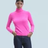 FROM FUTURE Pull Col Roule Basique UtopicPink Store