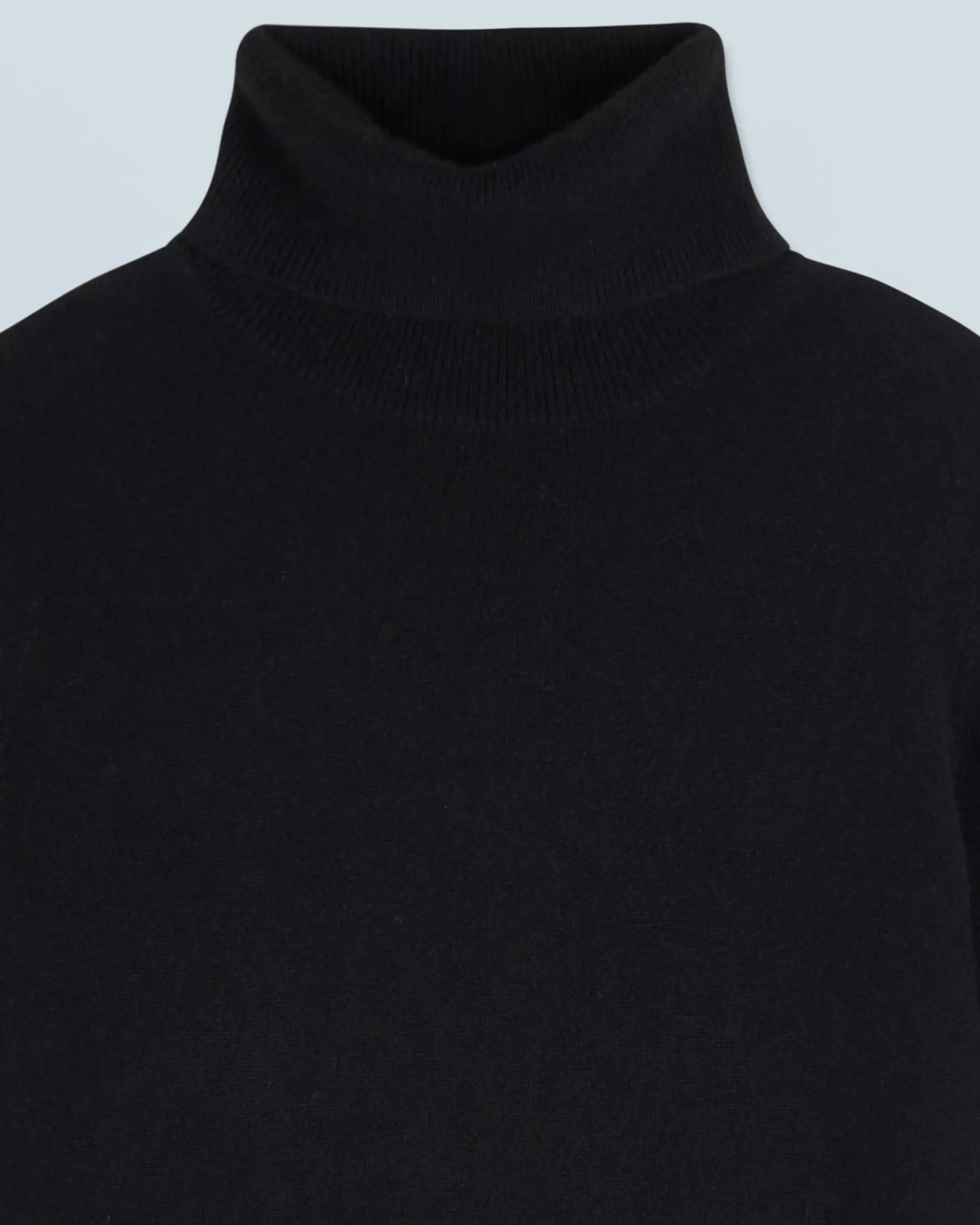 FROM FUTURE Pull Col Roule Basique Noir Online
