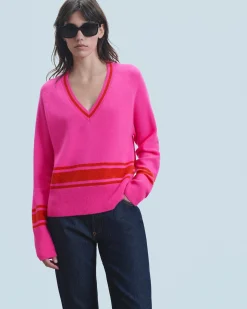 FROM FUTURE Pull Col V UtopicPink Cheap