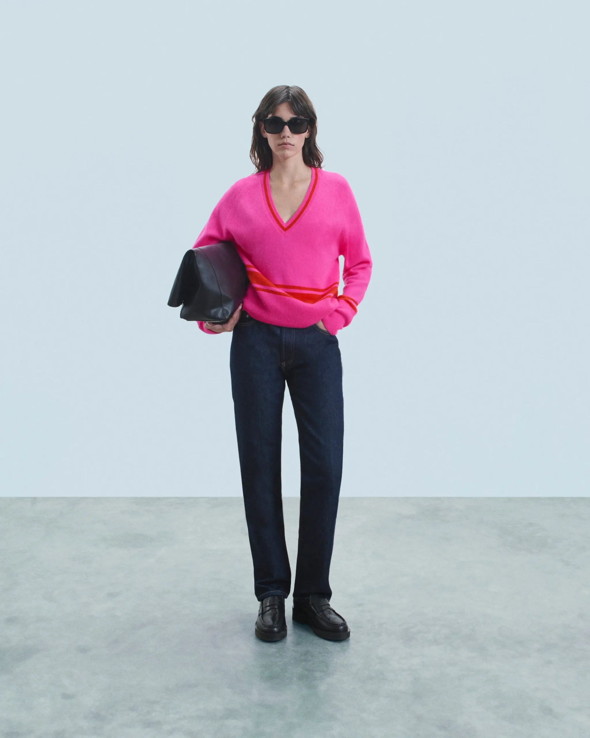 FROM FUTURE Pull Col V UtopicPink Cheap