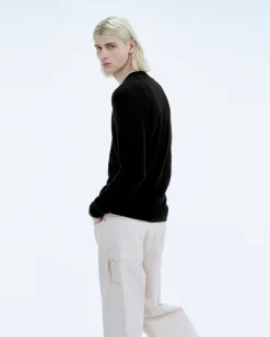 FROM FUTURE Pull Col V Noir Flash Sale