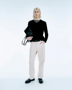 FROM FUTURE Pull Col V Noir Flash Sale