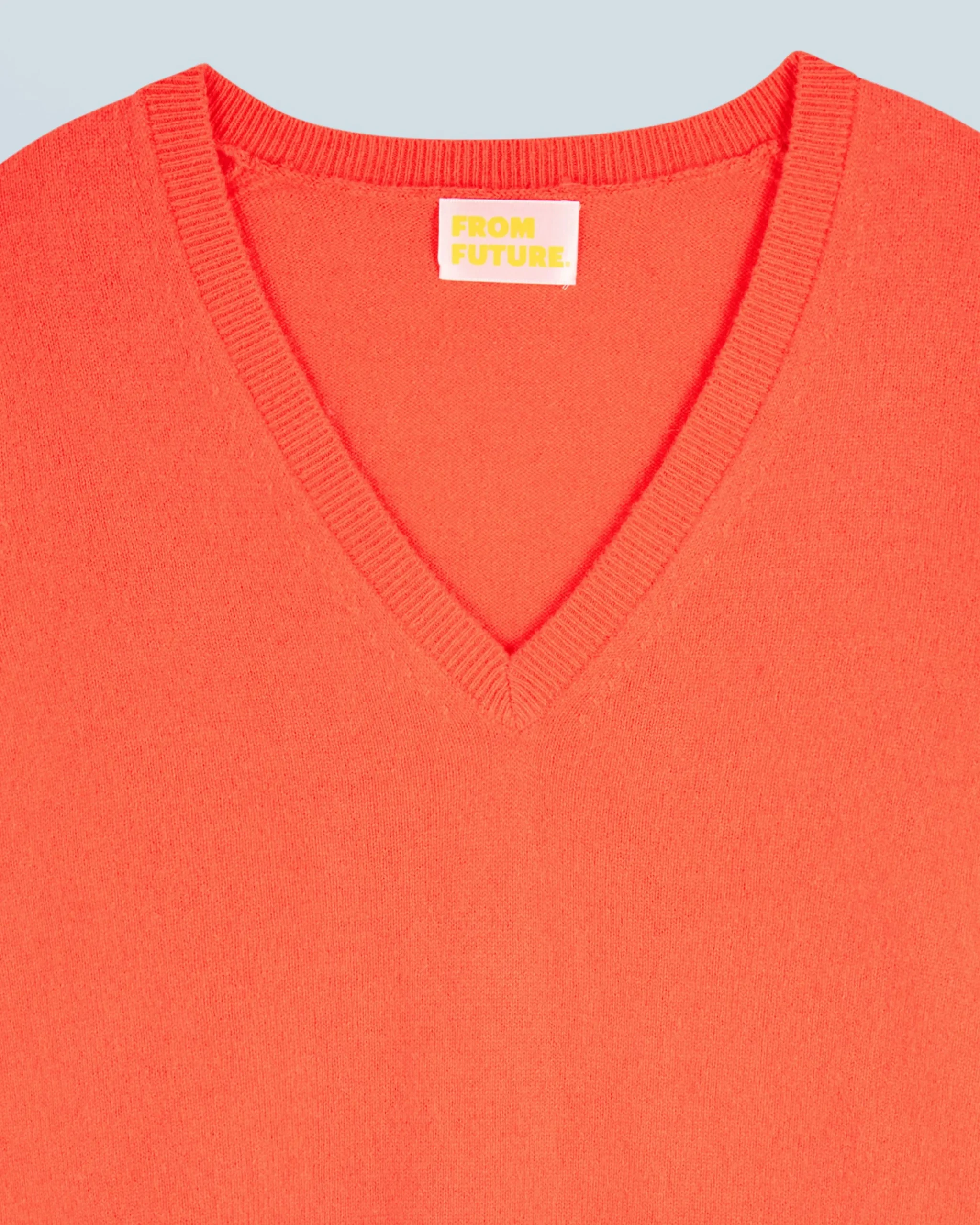 FROM FUTURE Pull Col V Basique UtopicCorail Flash Sale